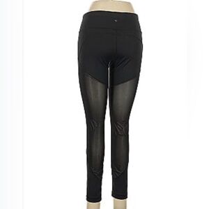 VINA Black High Rise Mesh Panel Leggings Size S